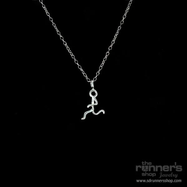 Silver "Hermes" Runner Necklace