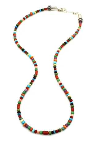 Single Strand Multi Stone Necklace