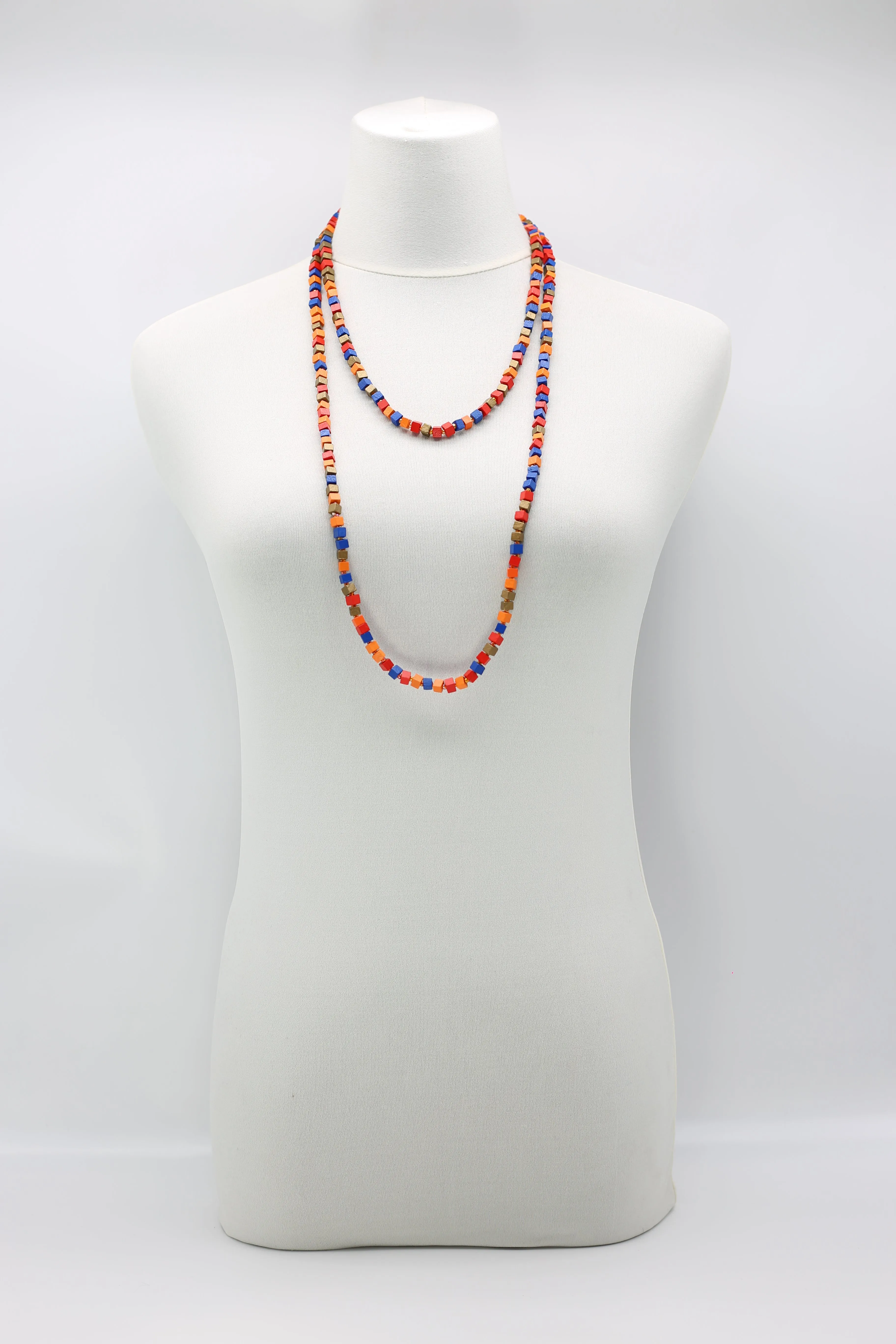 SINGLE STRAND PASHMINA NECKLACES - MULTI COLOUR