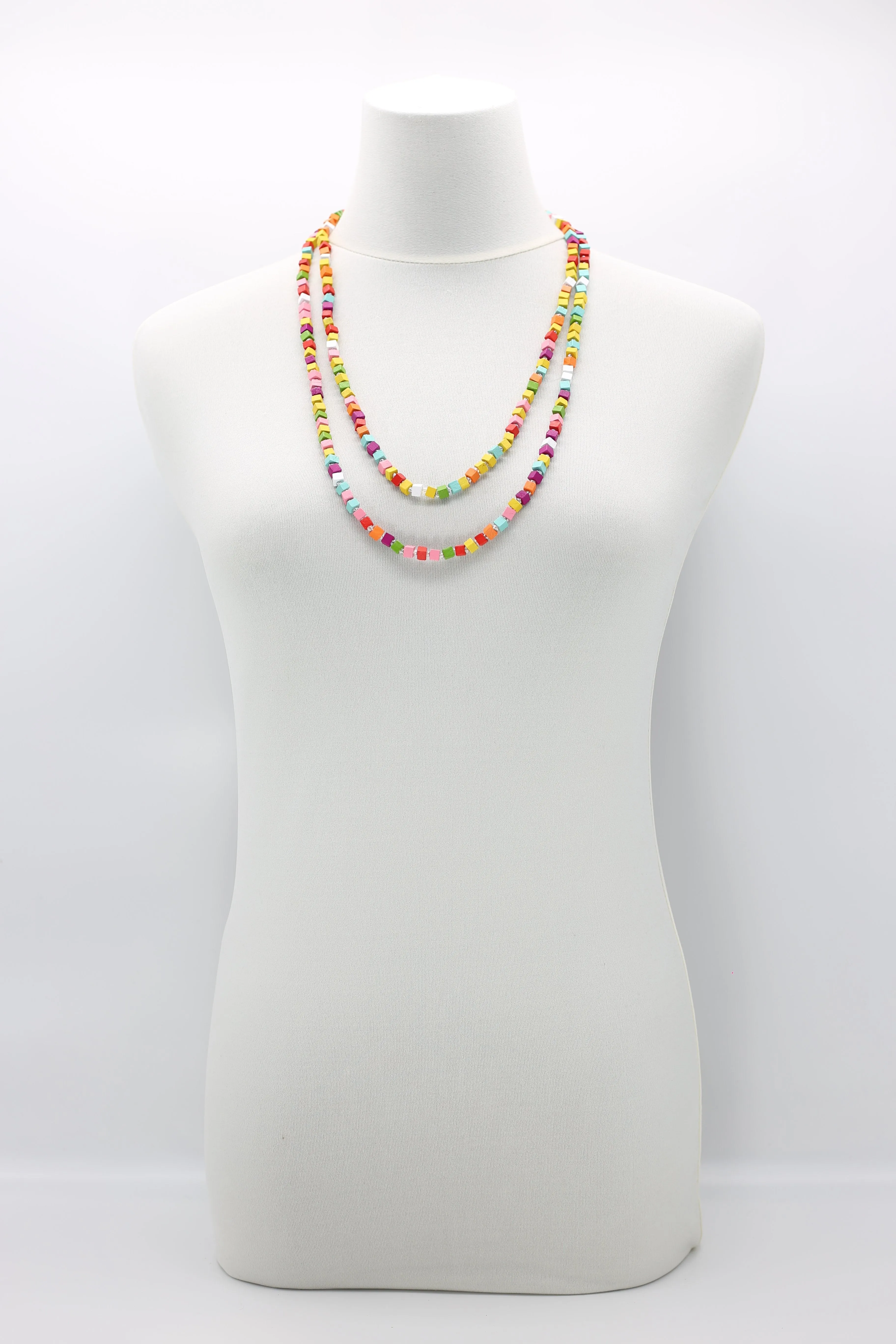 SINGLE STRAND PASHMINA NECKLACES - MULTI COLOUR