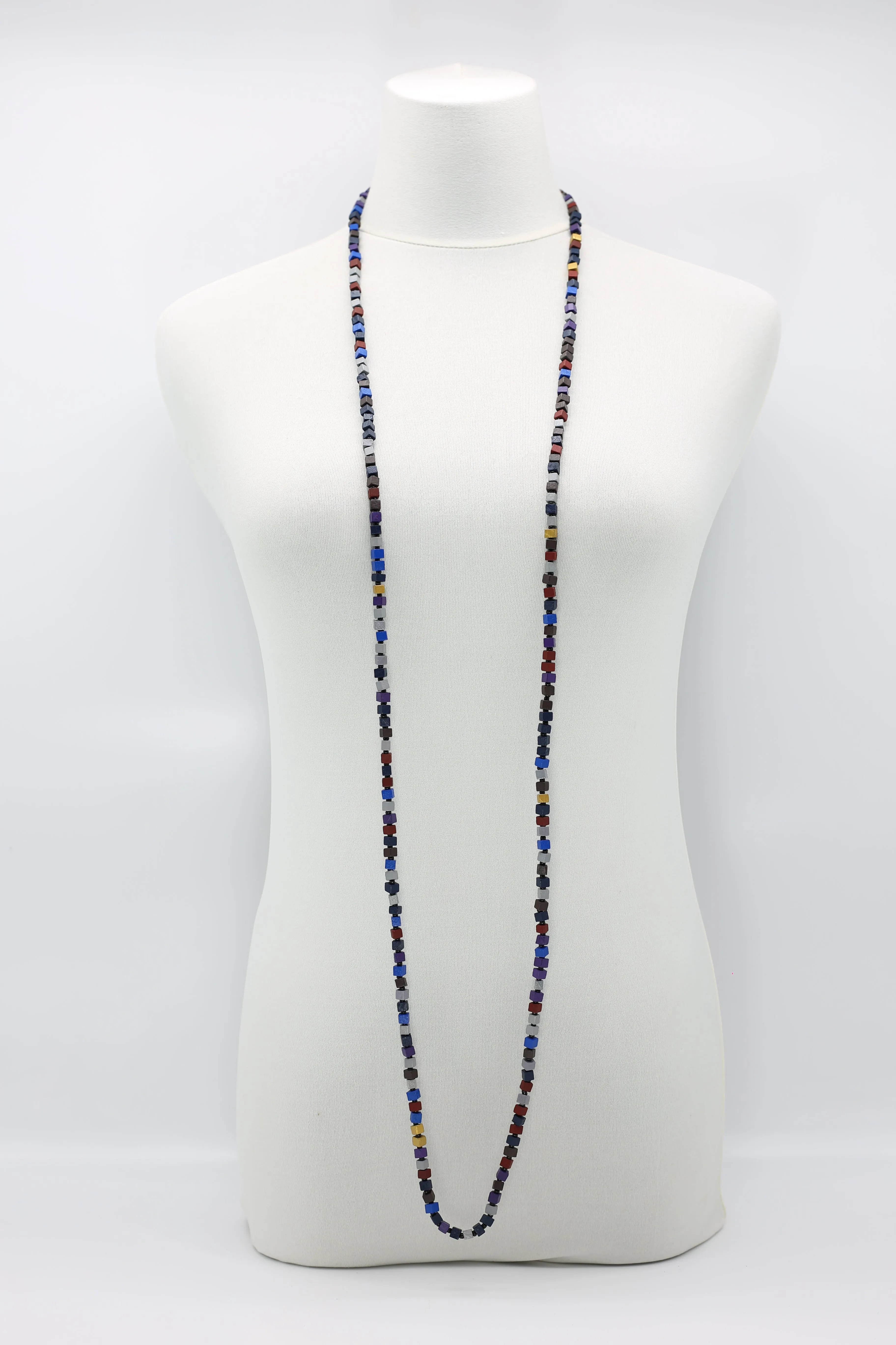 SINGLE STRAND PASHMINA NECKLACES - MULTI COLOUR