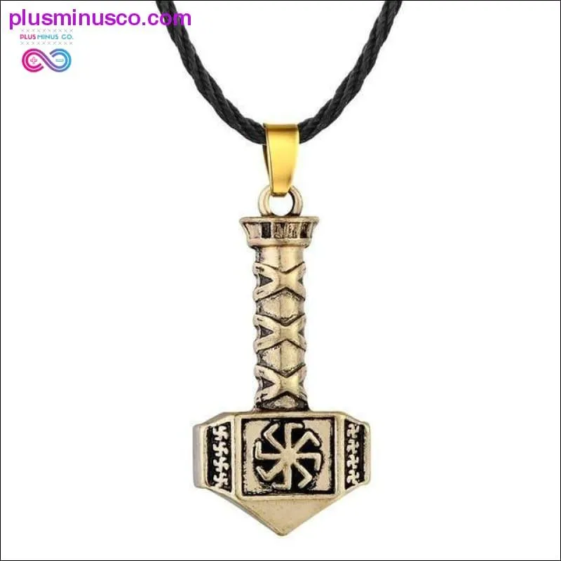 Slavic Kolovrat Wheel Amulet Pagan Pendant Necklace Viking