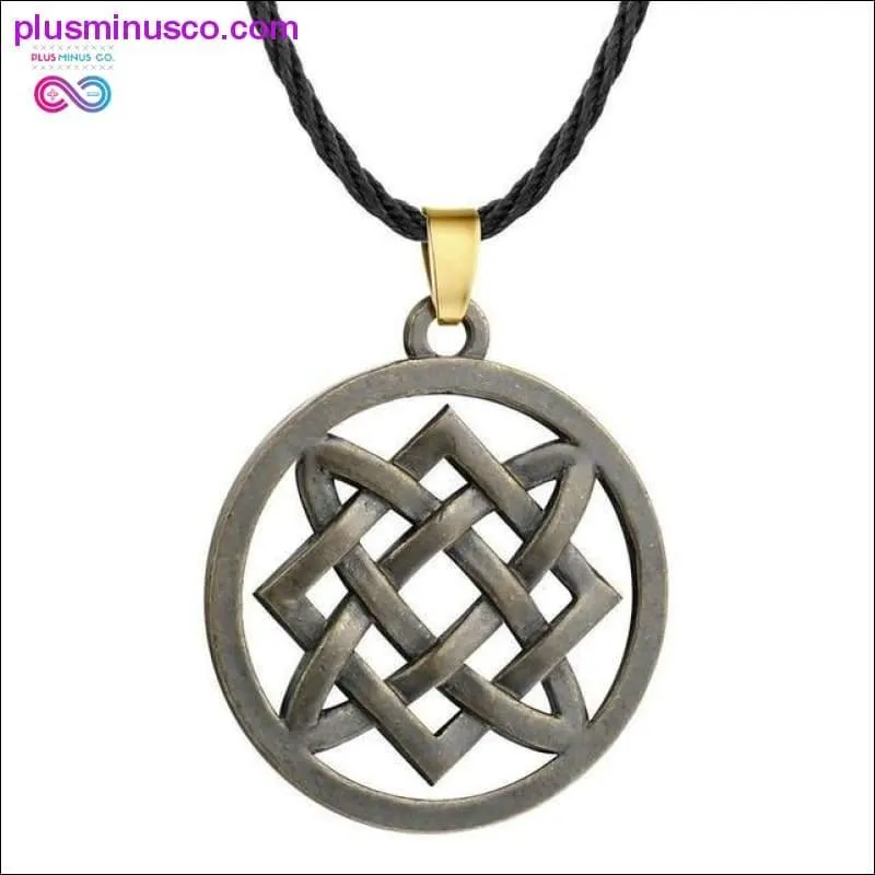 Slavic Kolovrat Wheel Amulet Pagan Pendant Necklace Viking