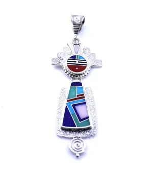 Small Inlay Yei Pendant