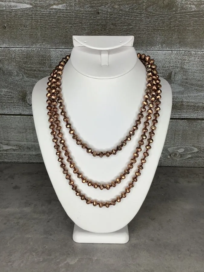 Smaller beaded necklaces