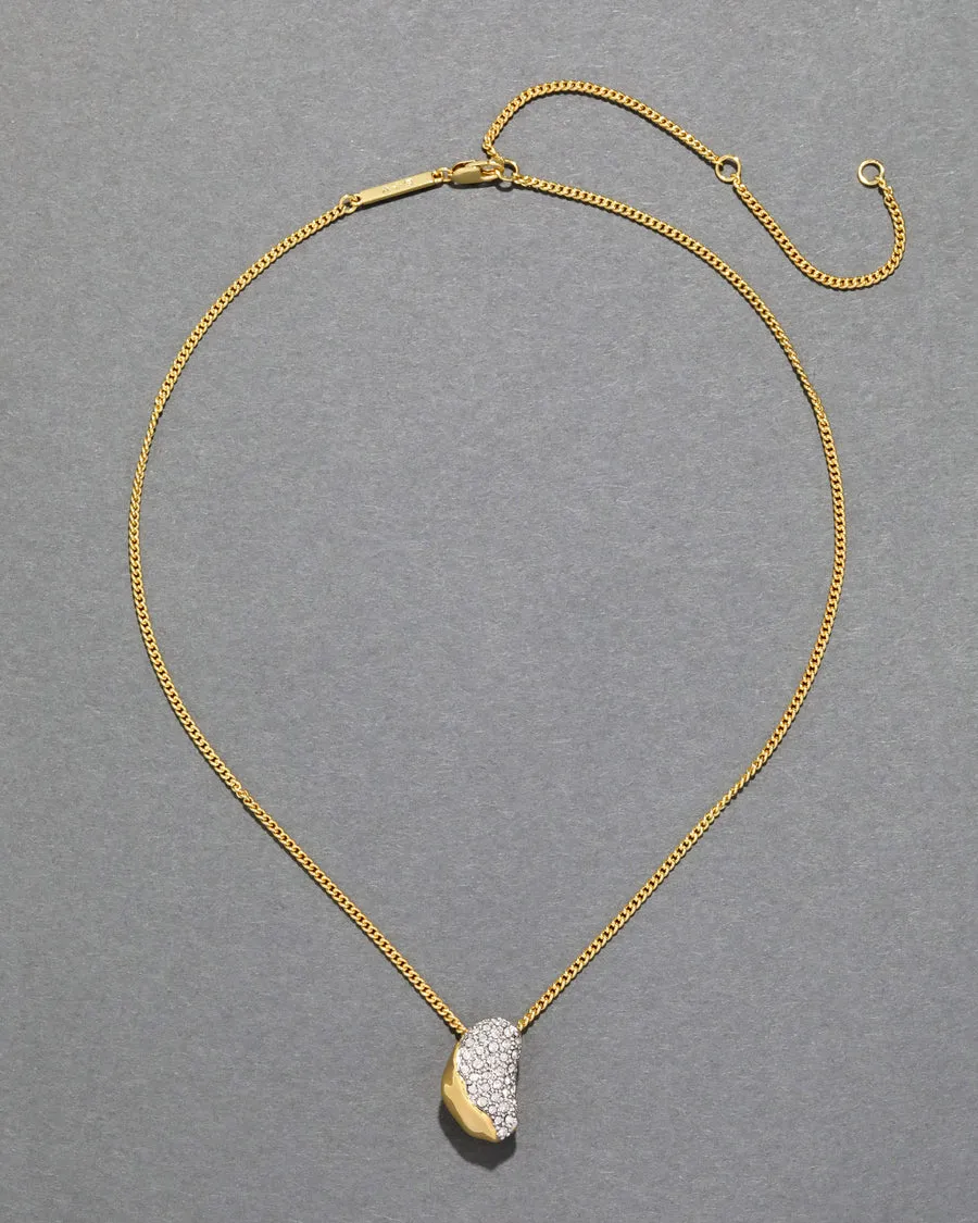 SOLANALES CRYSTAL SMALL PEBBLE NECKLACE