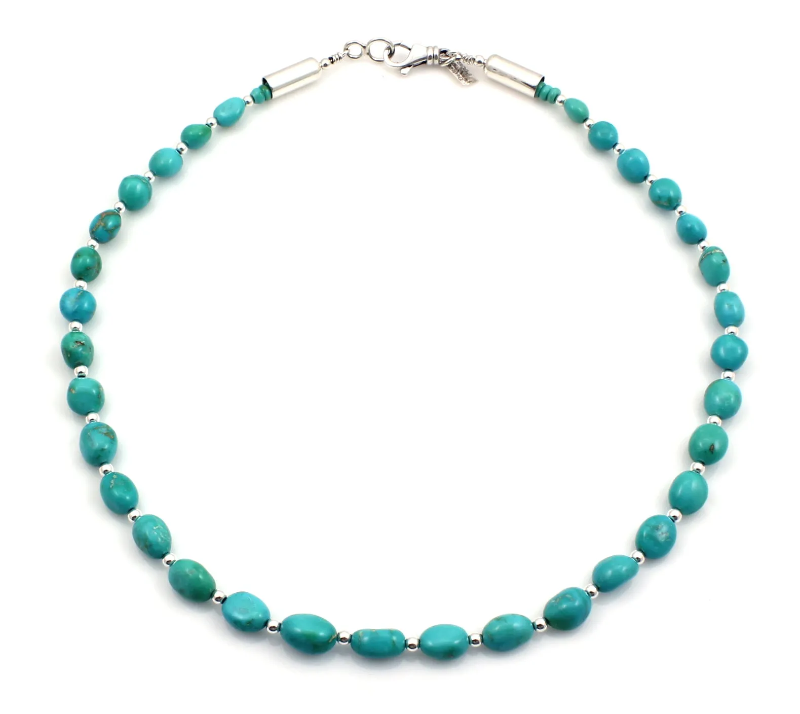 Sonoran Gold Turquoise Single Strand Necklace