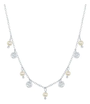 Sparkle Pearl Shaker Necklace