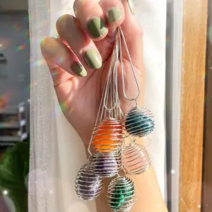 Spiral Cage Necklaces