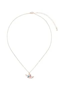 Star Western Hat Acrylic Pendant Necklace Gold Multicolor - Pack of 6