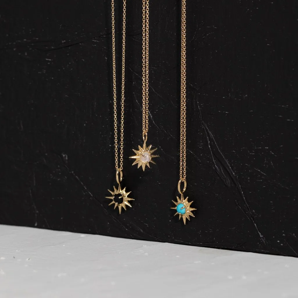 Starburst Necklace in Turquoise