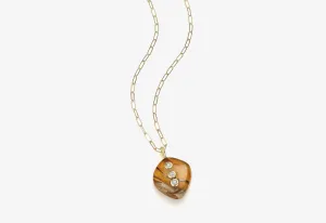 Starbursts Tiger's Eye Necklace