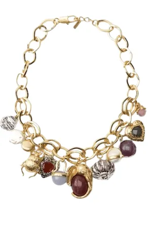 St.Barths La Robe  Resin Gemstone Marni Necklace