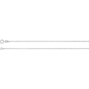 Sterling Silver 1mm Rope 24" Chain