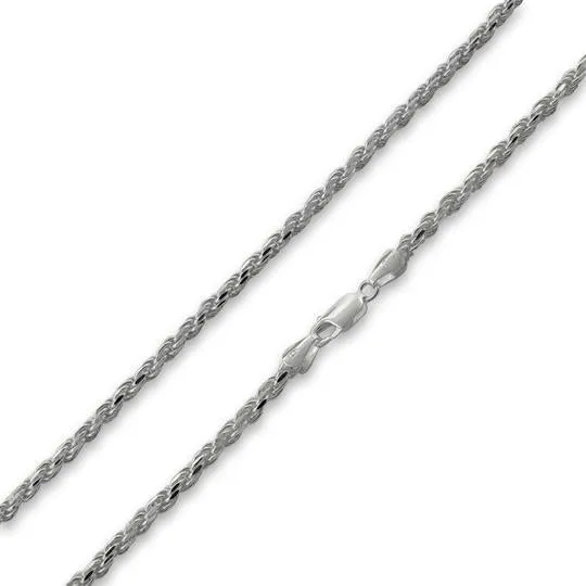 Sterling Silver Rope Chain 4.8MM