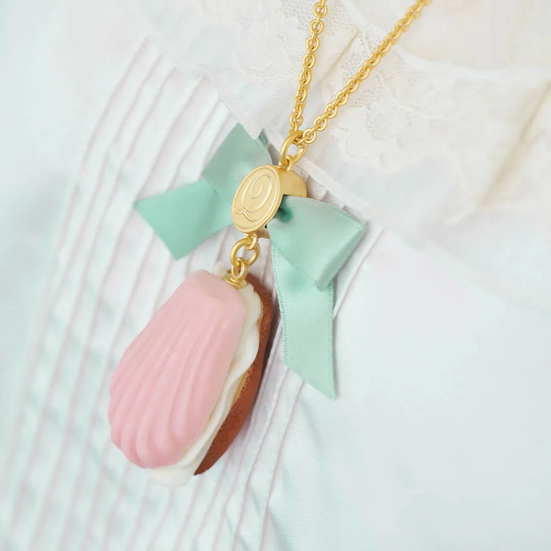 Strawberry Chocolate Madeleine Necklace【Japan Jewelry】