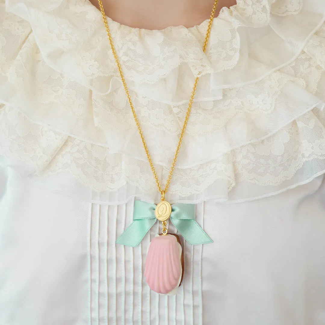 Strawberry Chocolate Madeleine Necklace【Japan Jewelry】