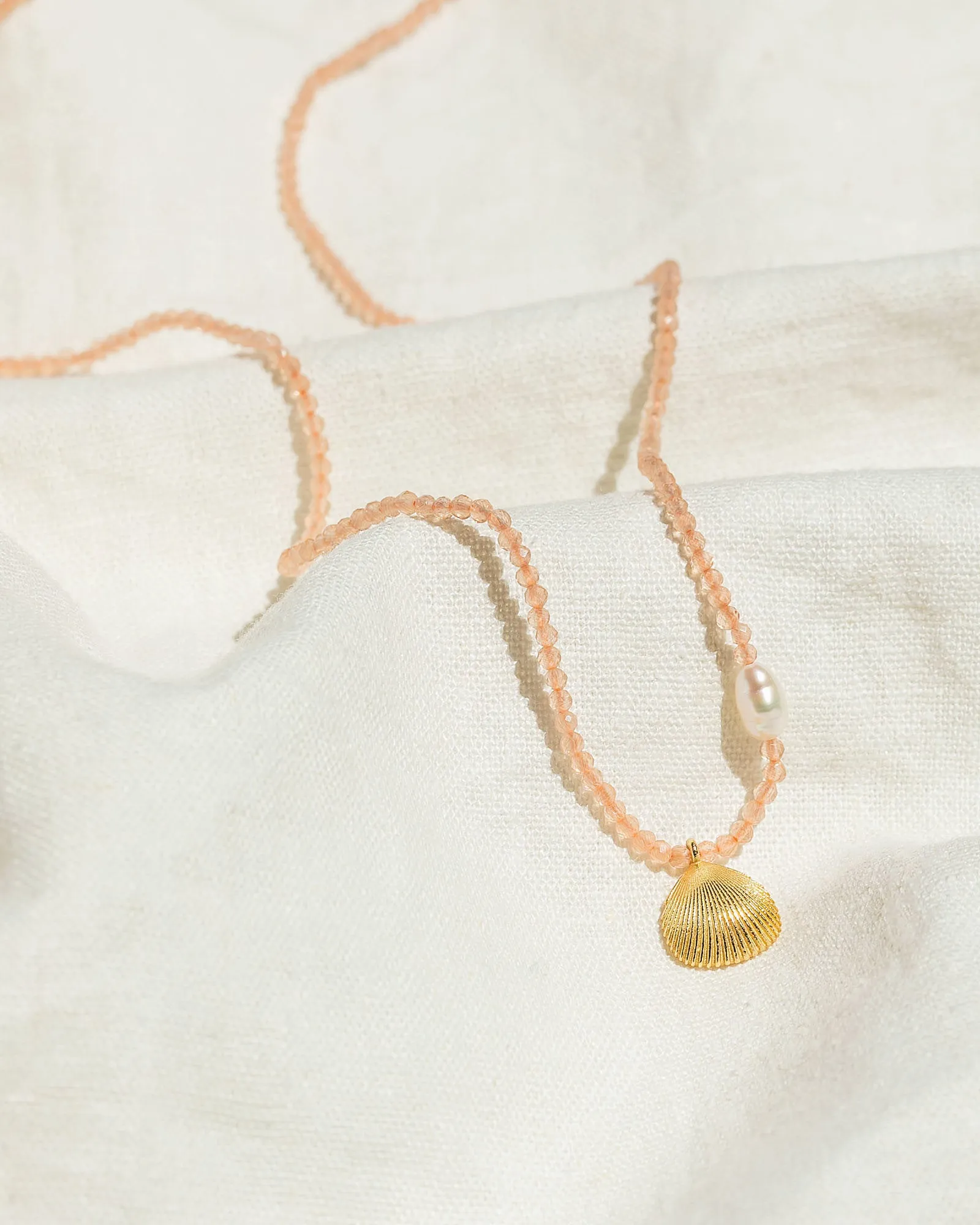 Sunset Seashell Necklace