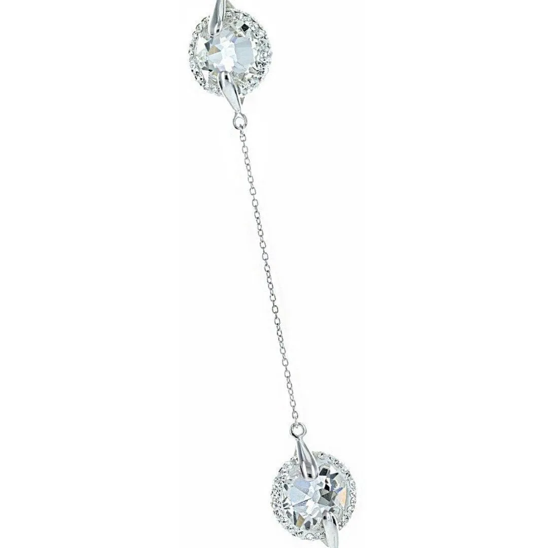 Swarovski Crystal 5 Station 16 2" Necklace