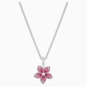 Swarovski Tropical Flower Pendant Pink