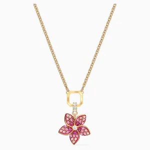 Swarovski Tropical Flower Pendant Pink