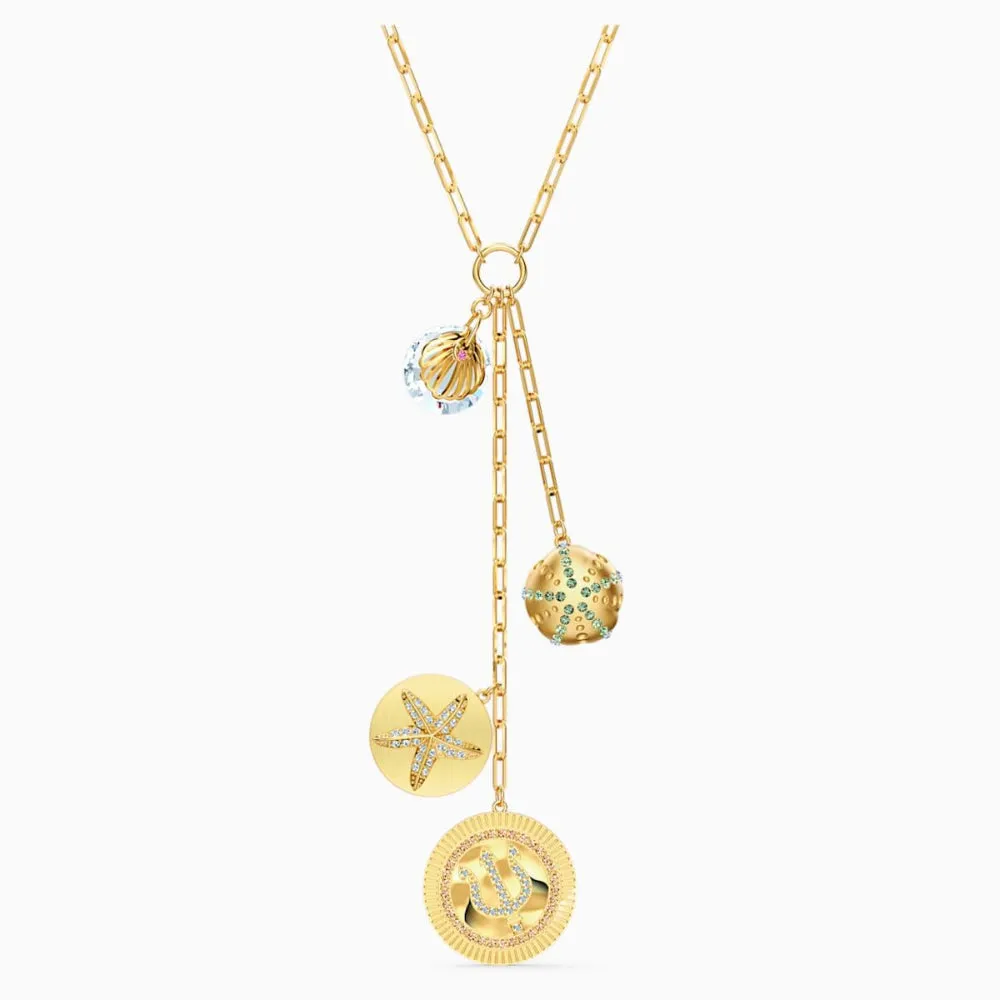 Swarovski,Shine Y Necklace, Light Multi-Colored, One Size