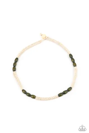 Tahiti Tide Green Paparazzi Necklace