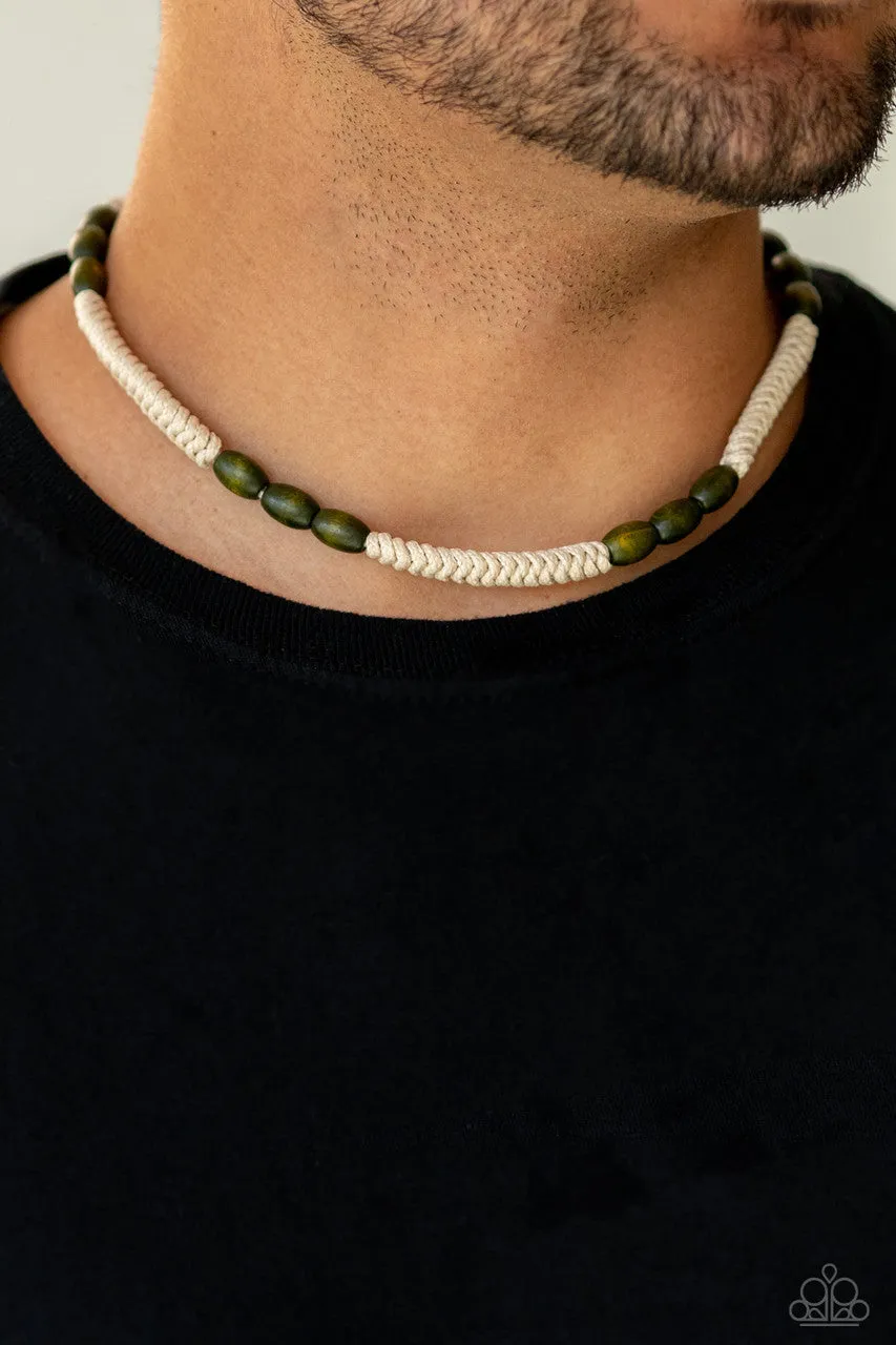 Tahiti Tide Green Paparazzi Necklace