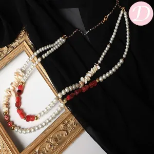 Tamara Seashell Necklace - Pearl and Seashell