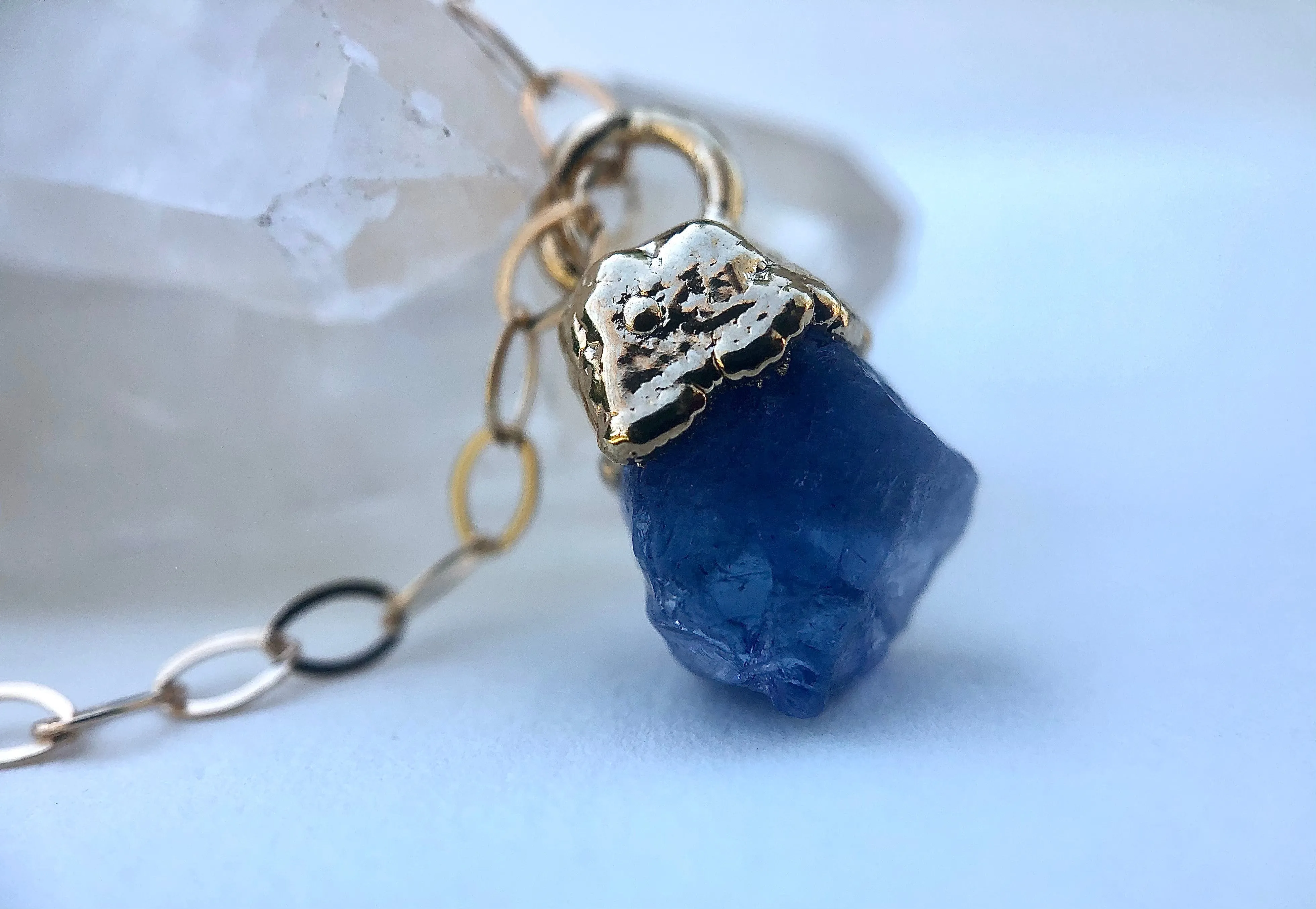 Tanzanite Drop Necklace