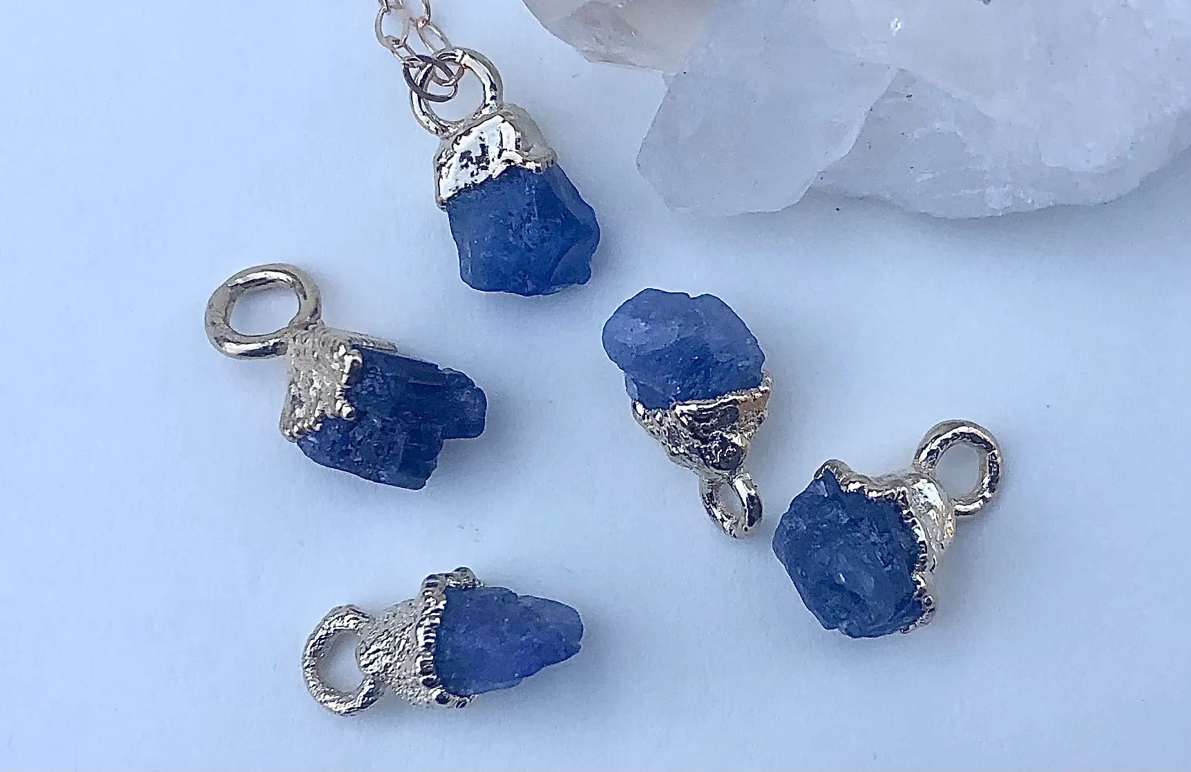 Tanzanite Drop Necklace