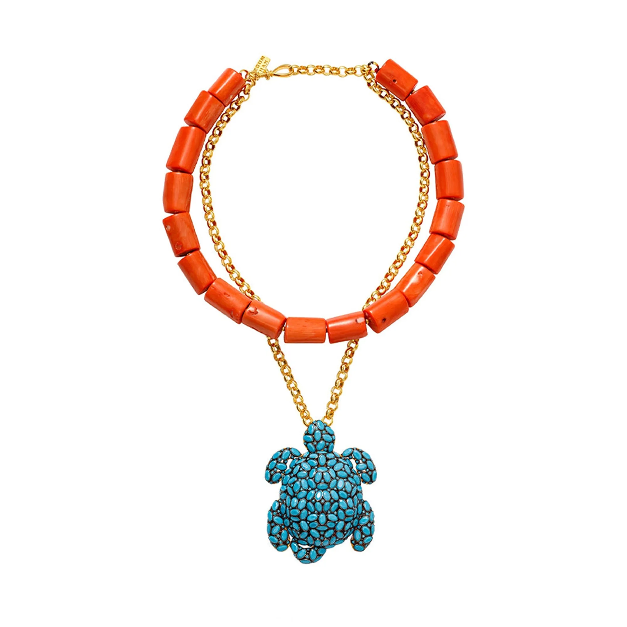 TARTARUGA CORAL NECKLACE