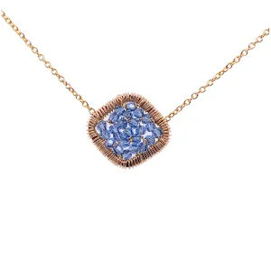 Tear Crystal Beaded Pendant