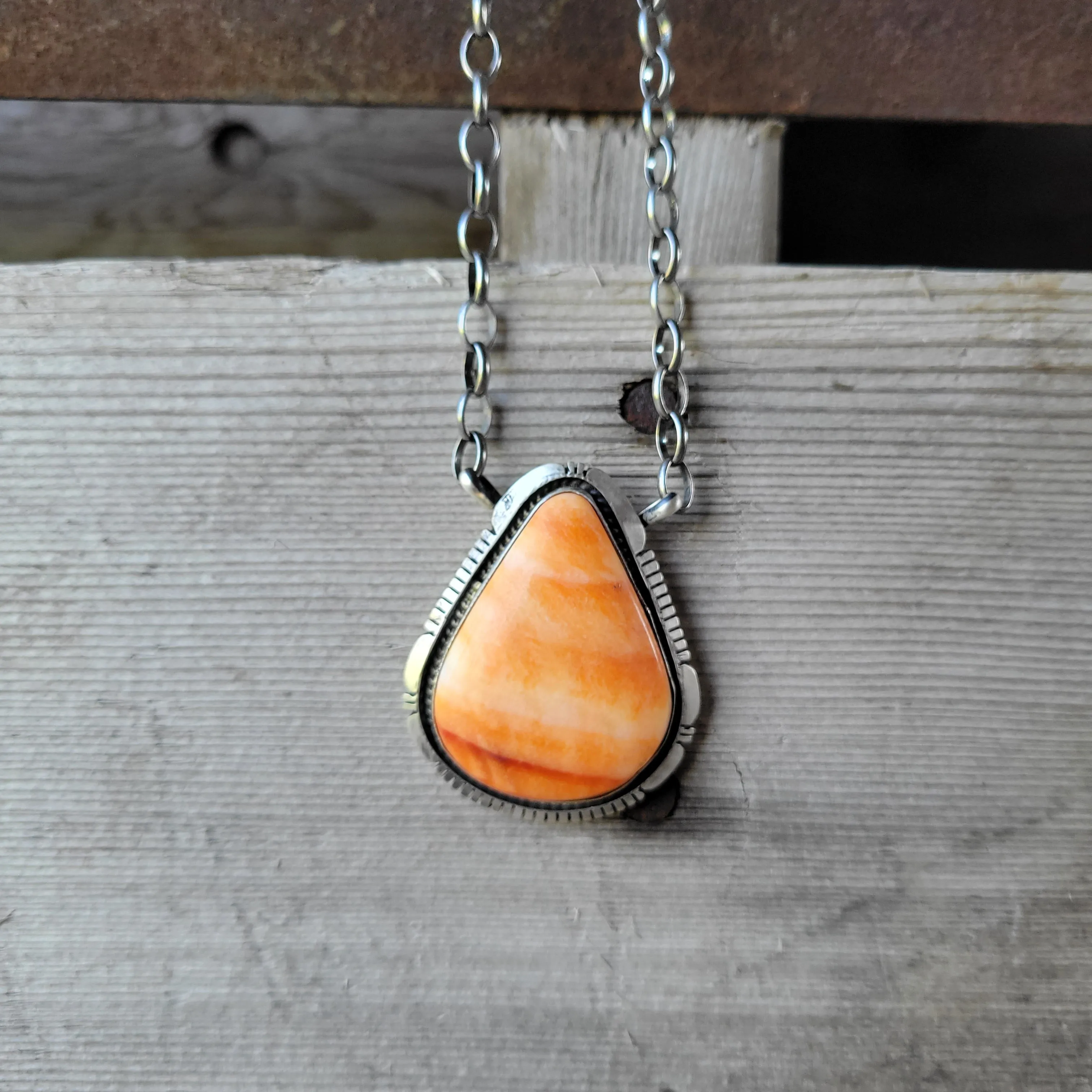 The Beatrice Tear Necklace #1 - Spiny Oyster
