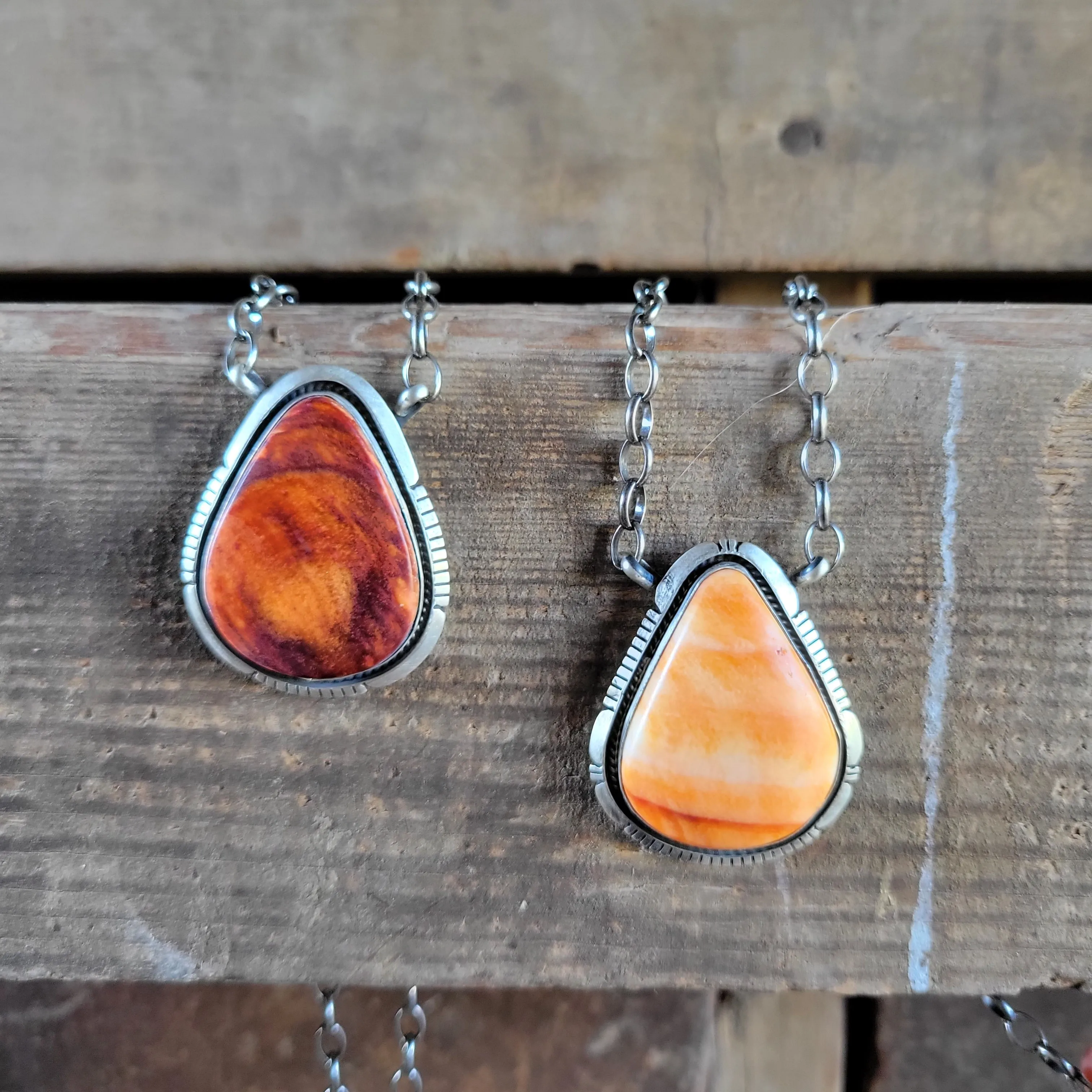 The Beatrice Tear Necklace #1 - Spiny Oyster