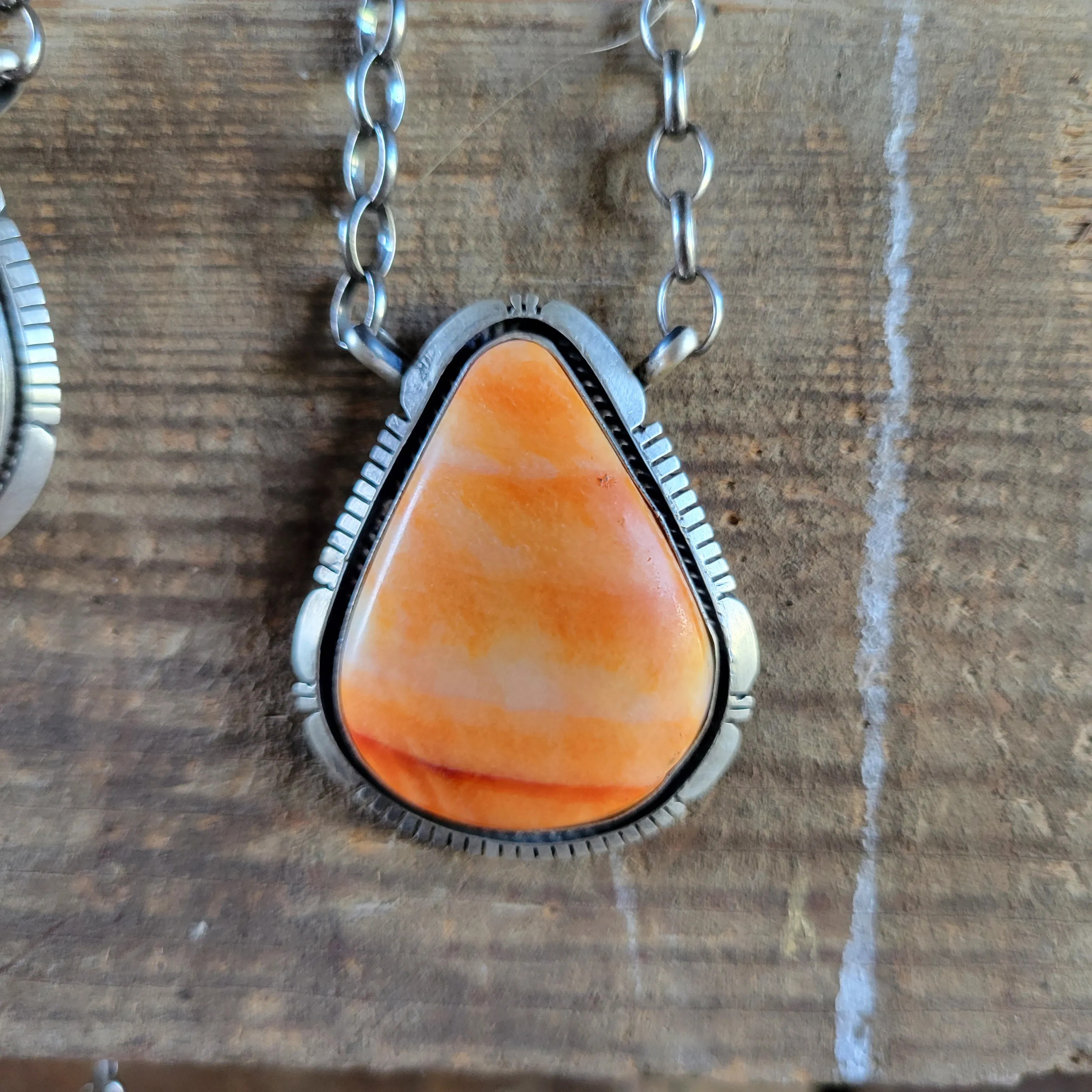 The Beatrice Tear Necklace #1 - Spiny Oyster