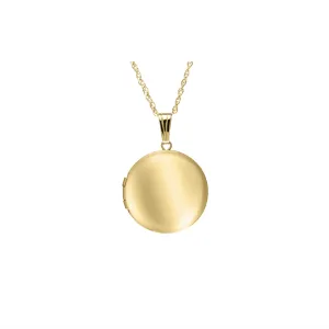 The Classic Round Locket Necklace