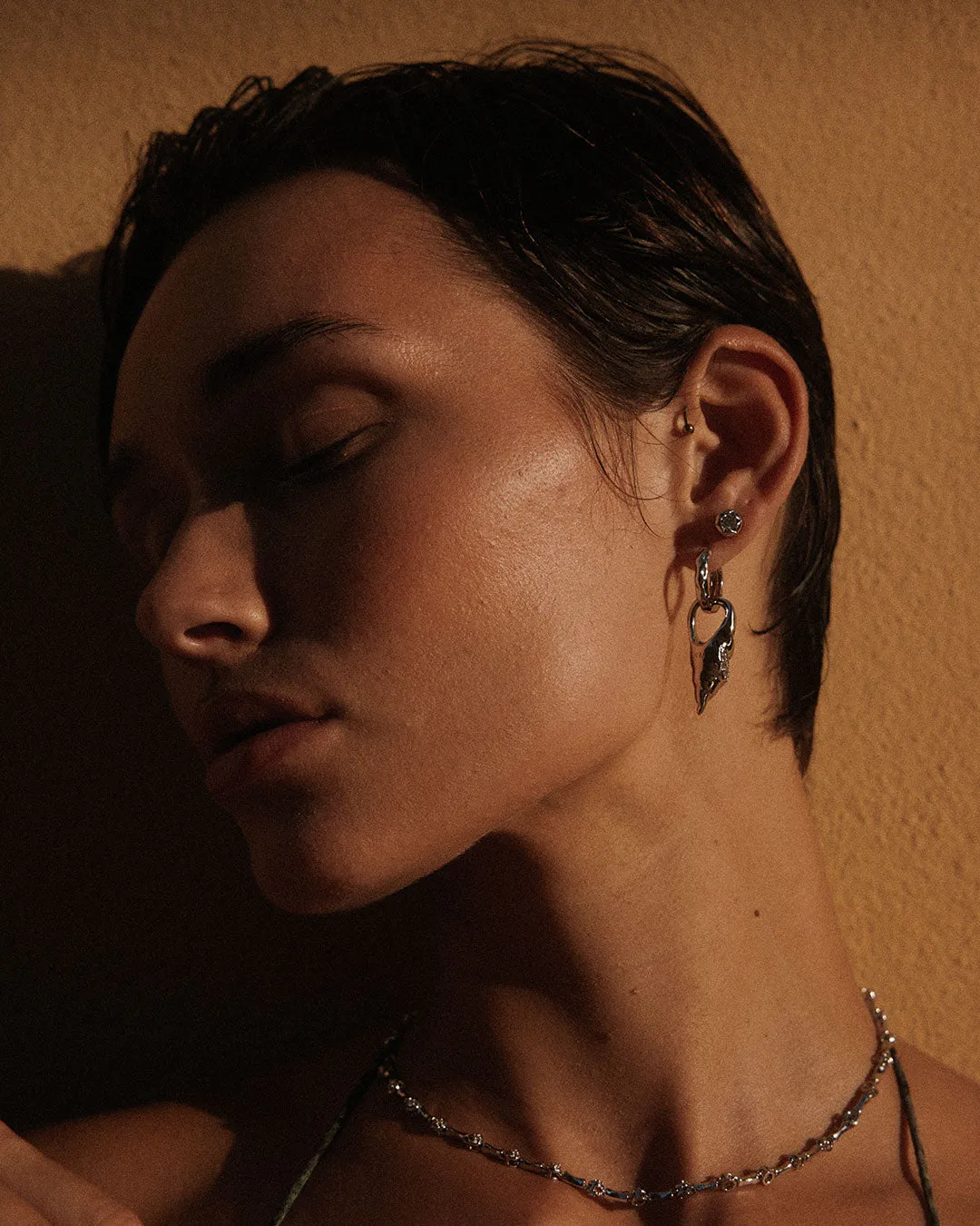 The Coquille Tennis Necklace