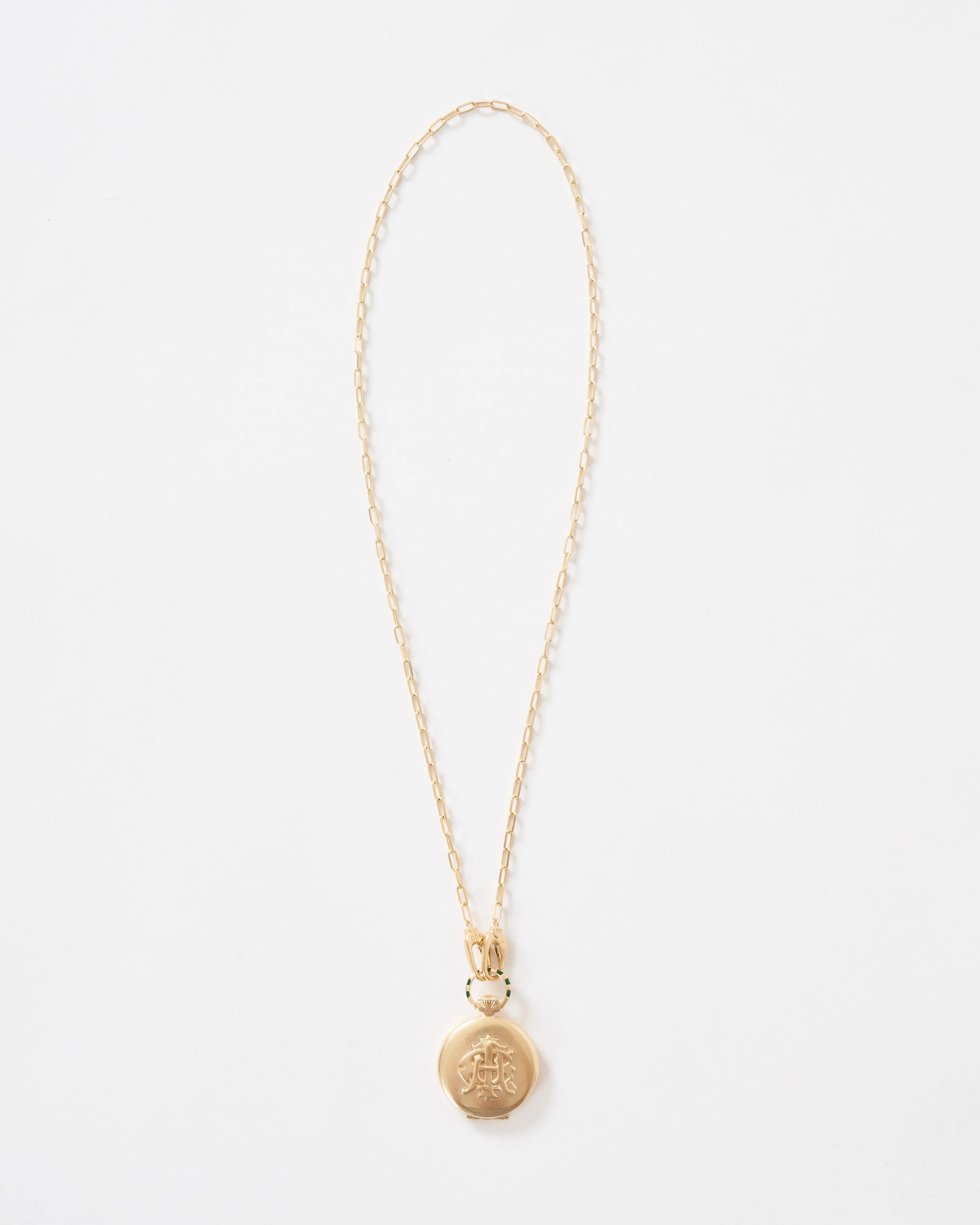 the endeavor vault w/ 14k paperclip chain