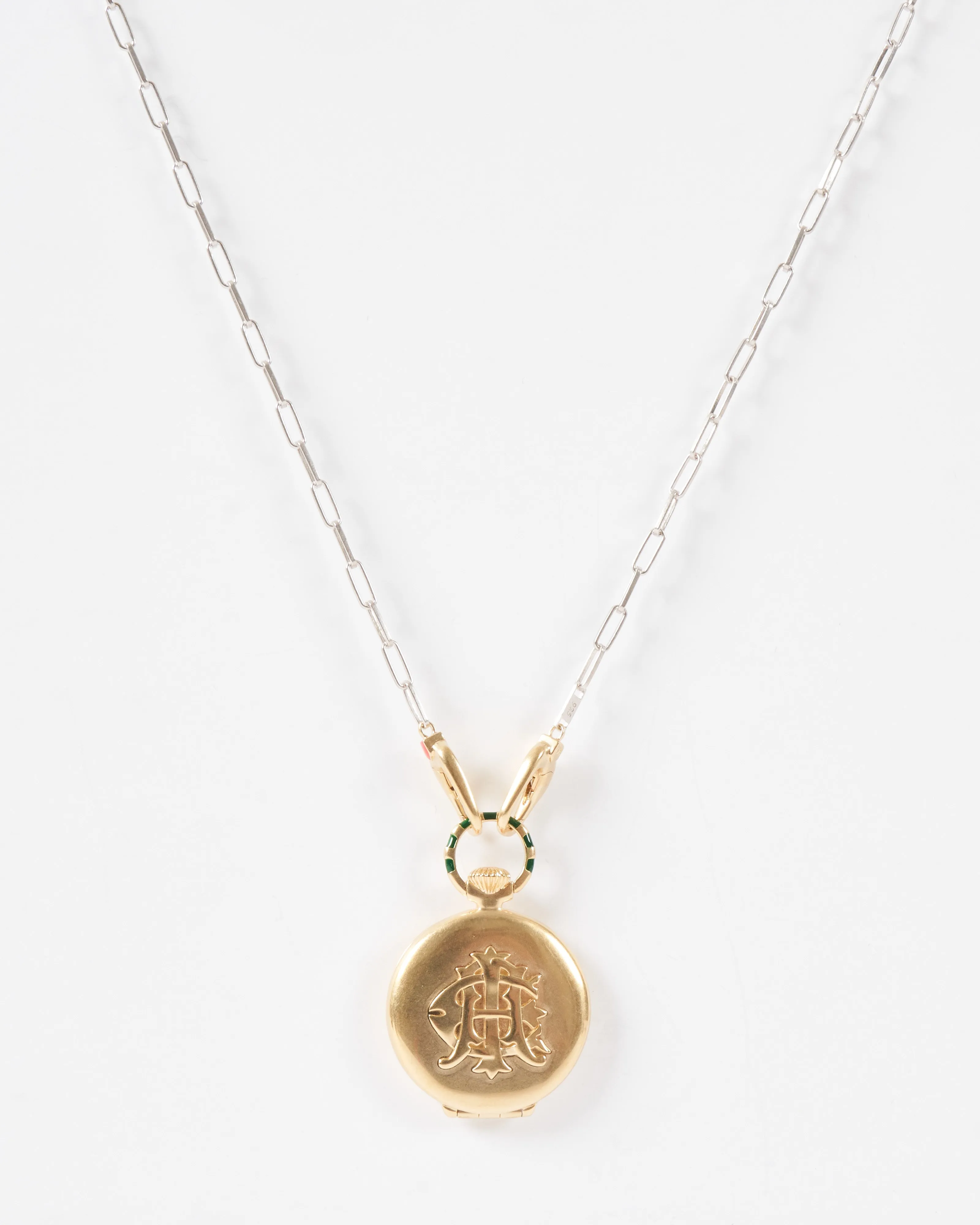 the endeavor vault w/ silver paperclip chain