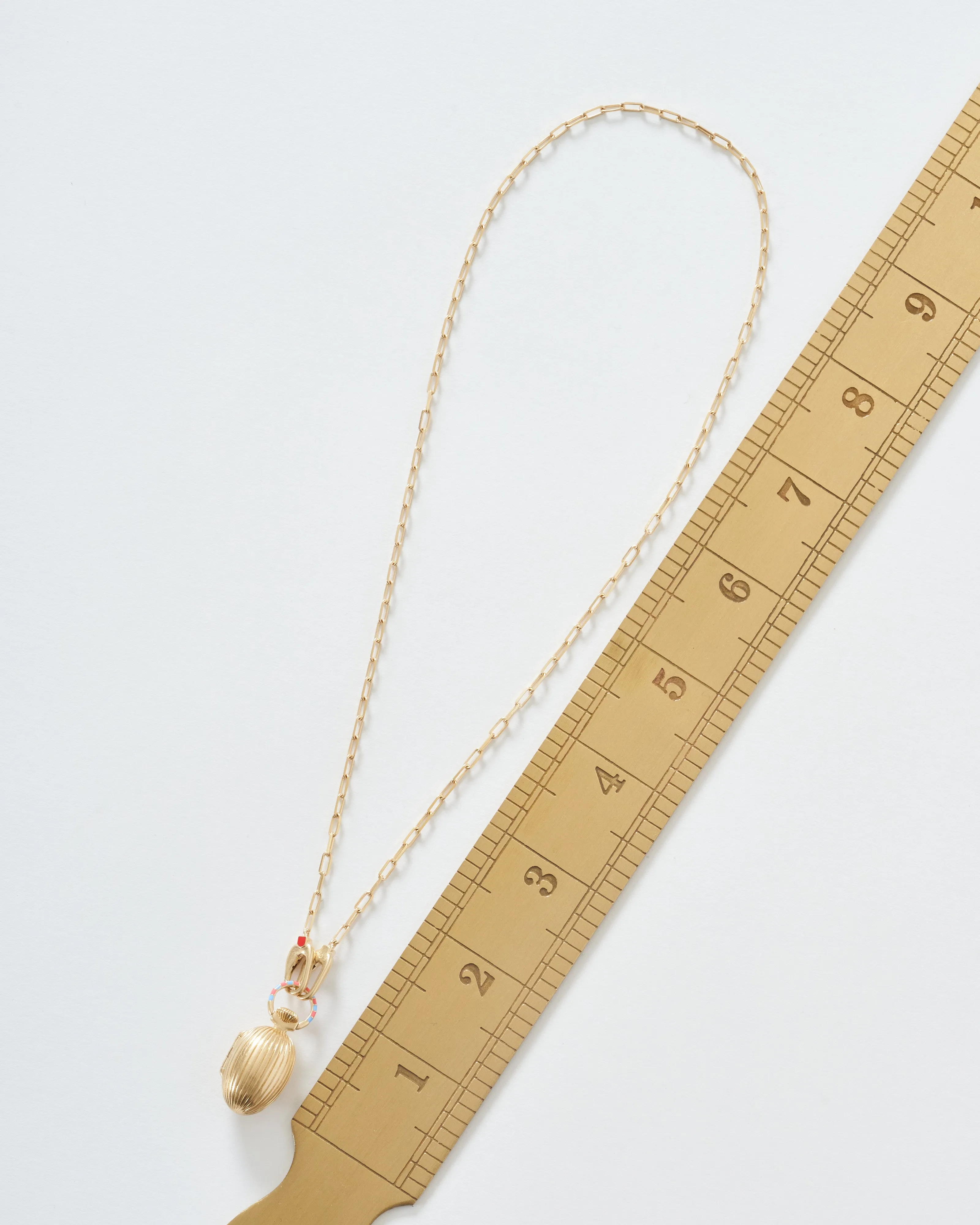 the good vault w/ 14k paperclip chain