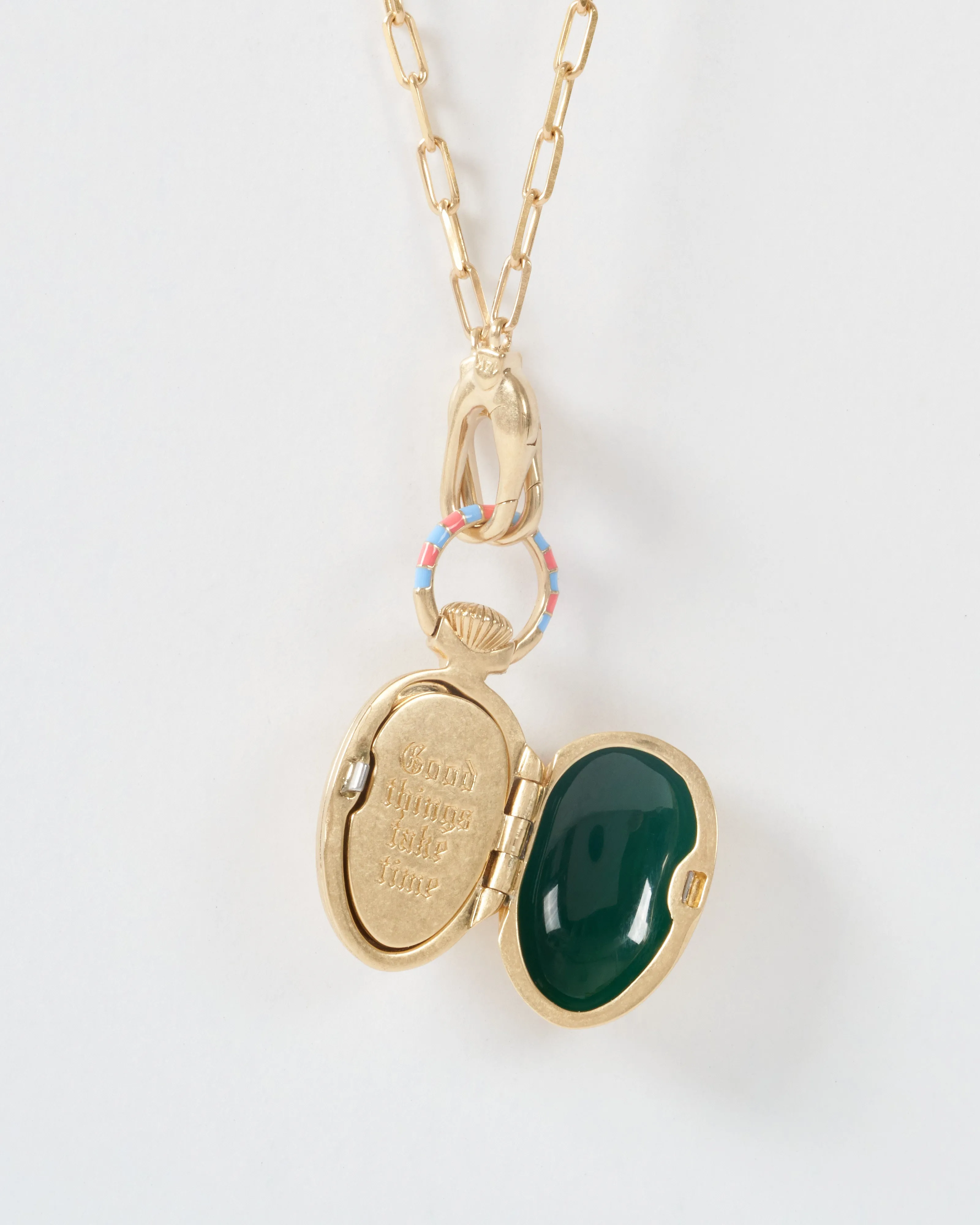 the good vault w/ 14k paperclip chain