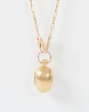the good vault w/ 14k paperclip chain