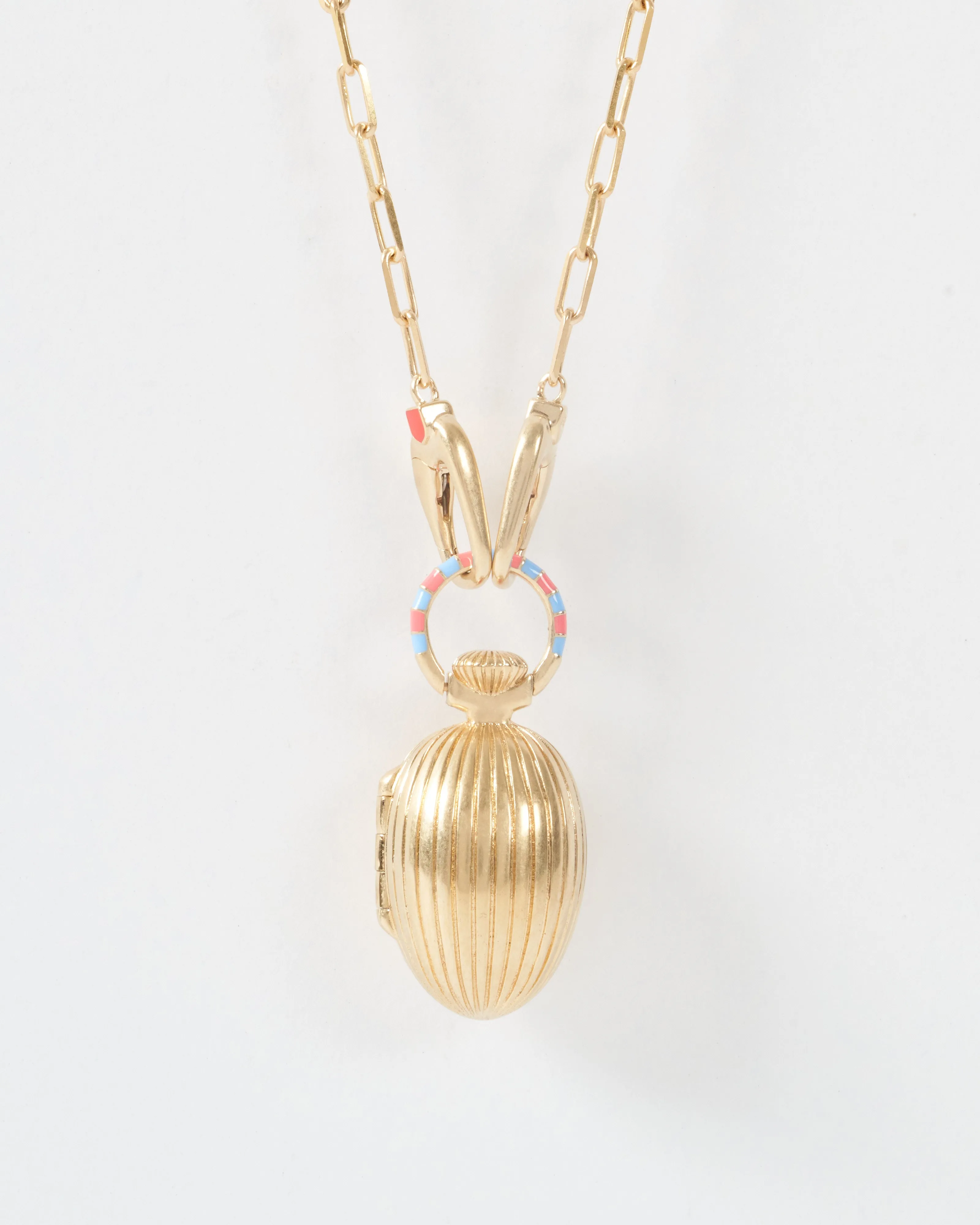 the good vault w/ 14k paperclip chain