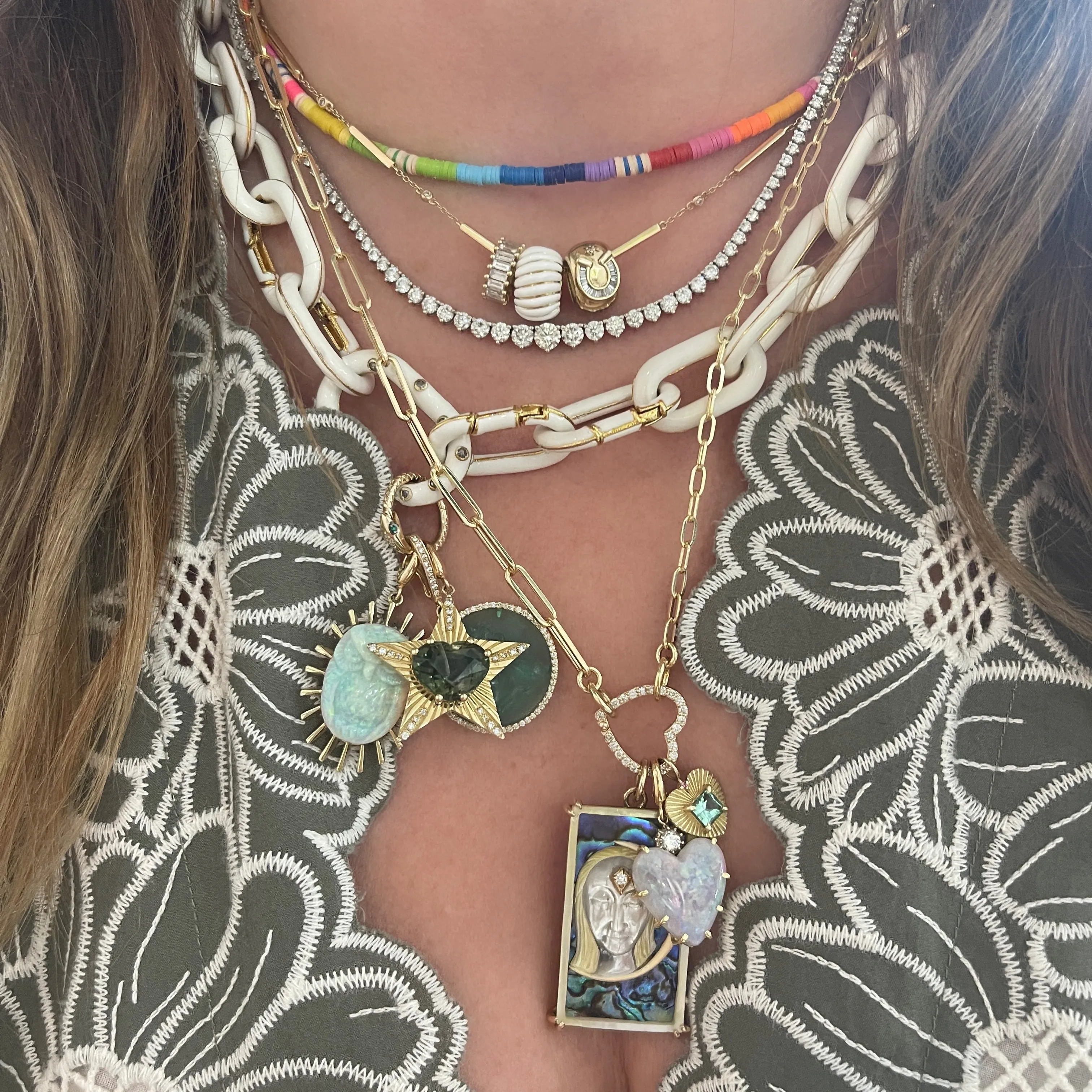 The Louise Tutti Frutti Beaded Choker
