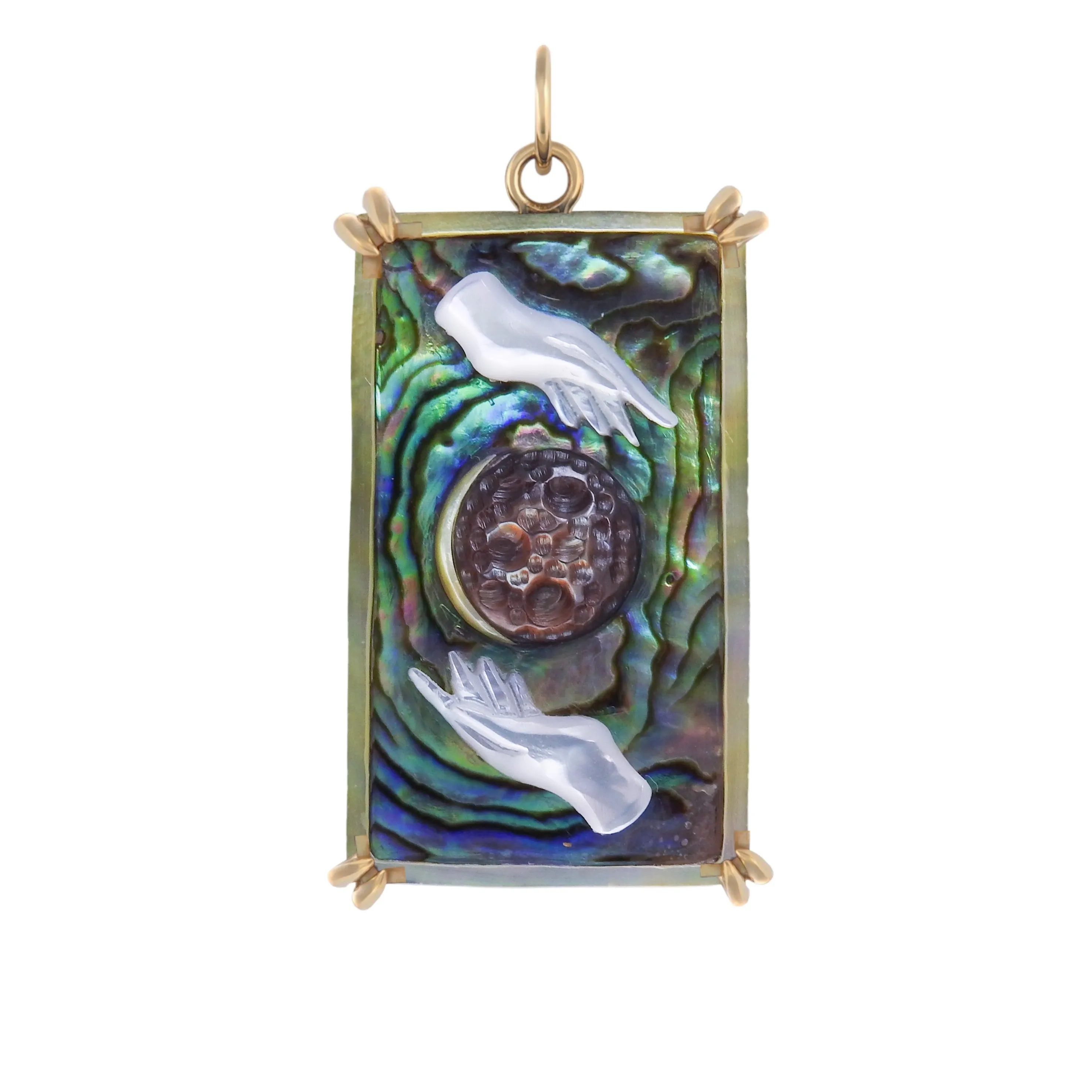 The Moon Tarot Charm