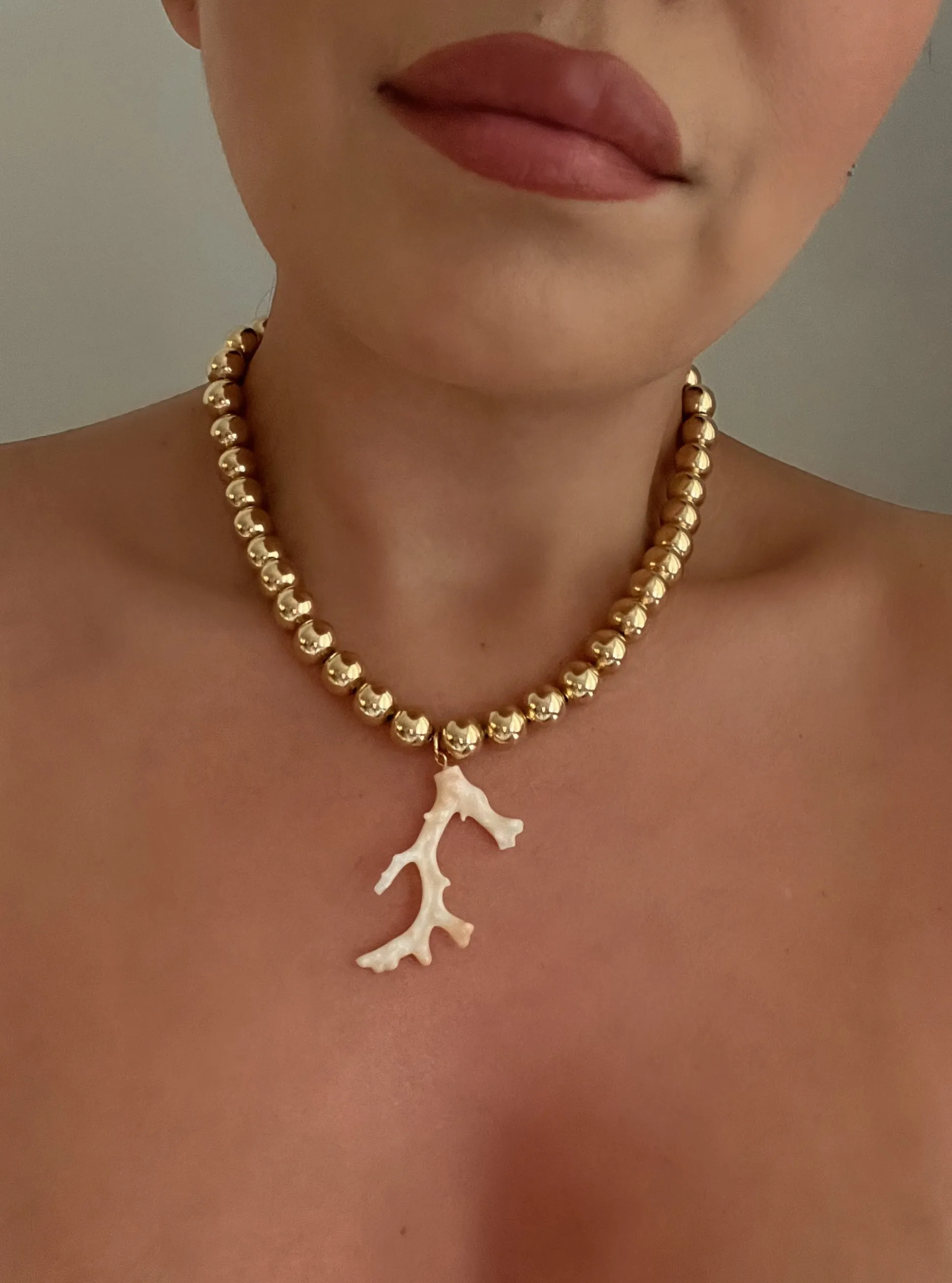 The Valentina Coral Necklace
