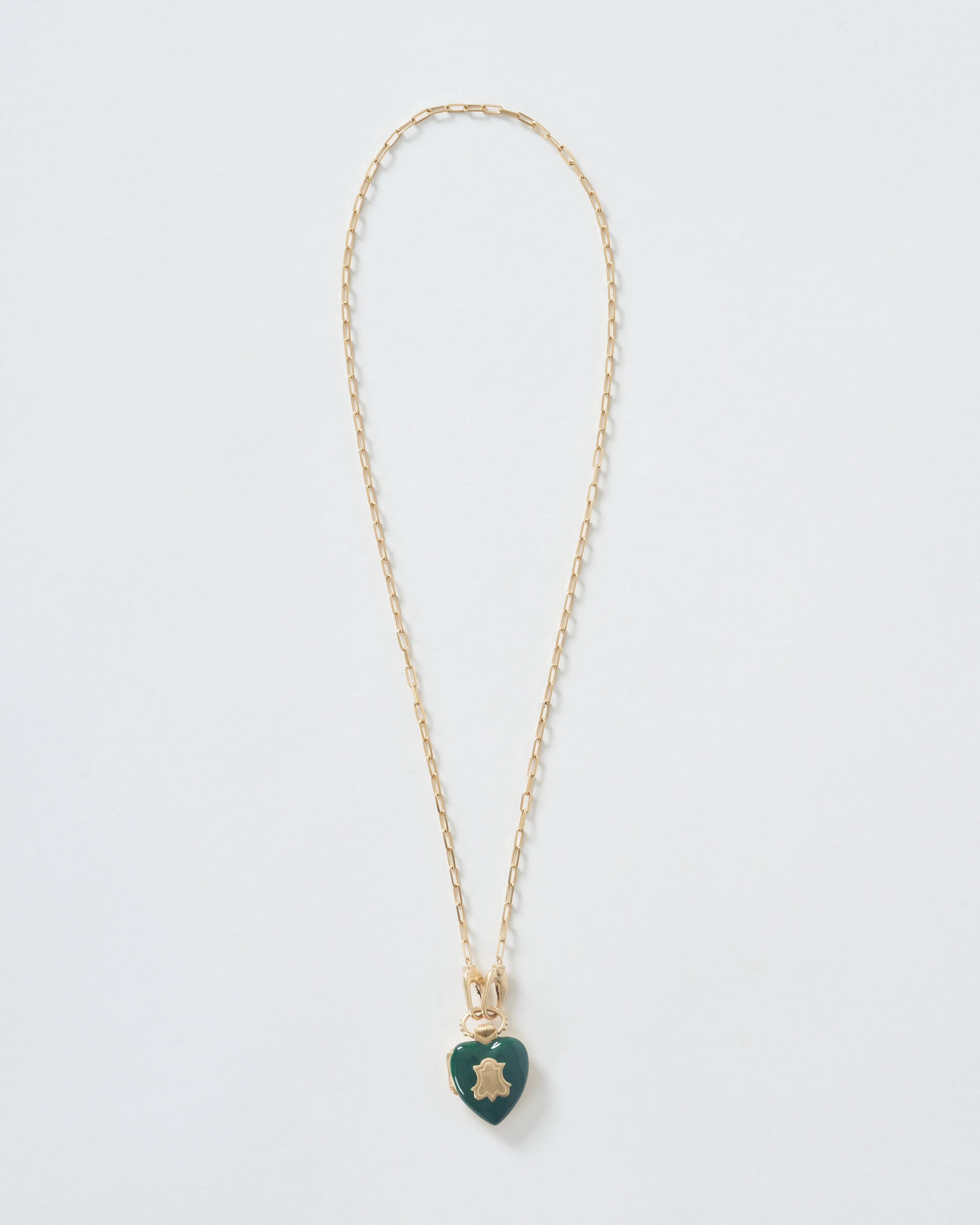 the you vault w/ 14k paperclip chain
