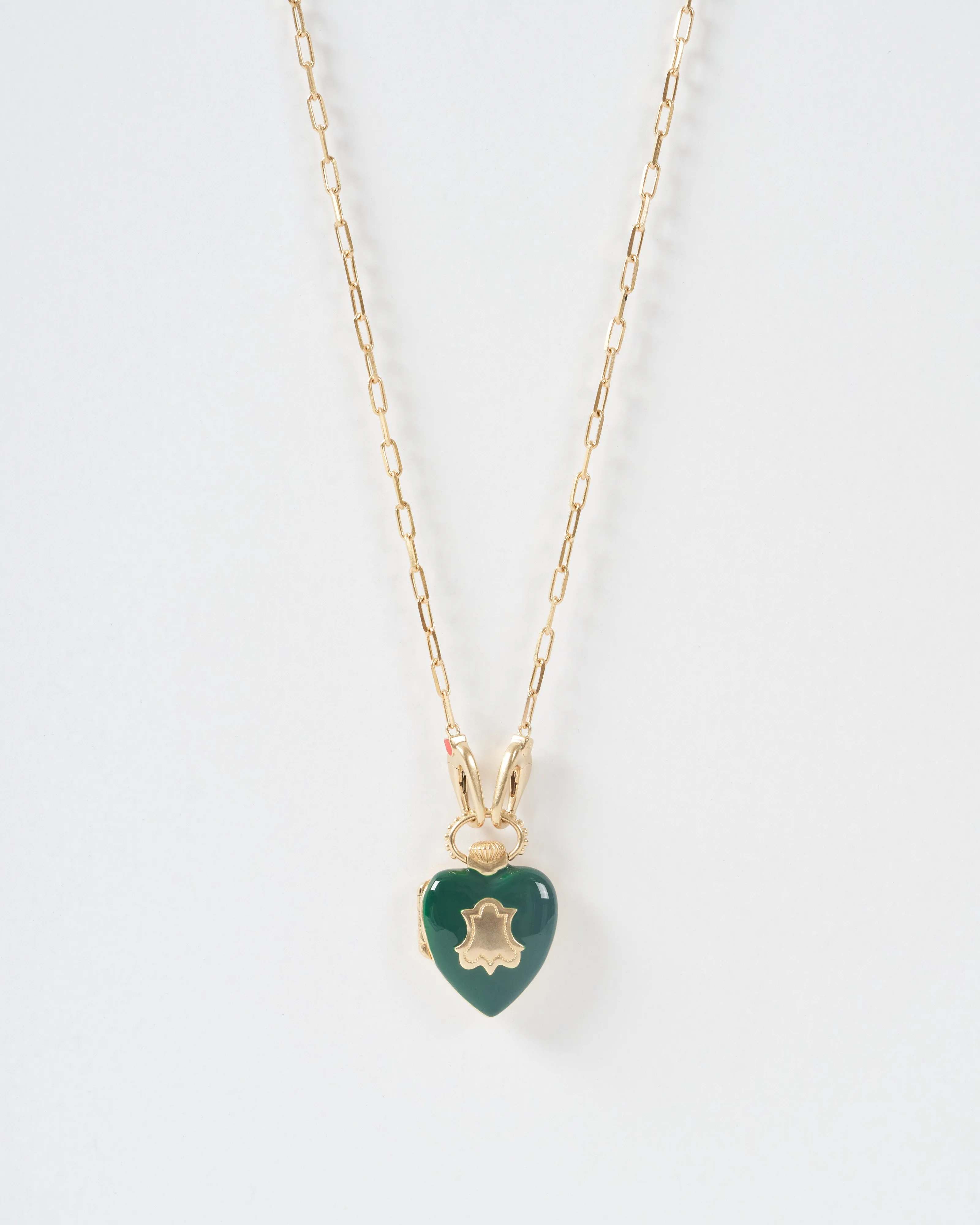 the you vault w/ 14k paperclip chain