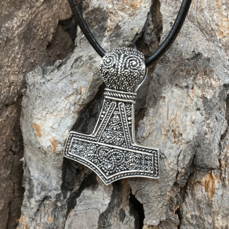Thor Hammer Mammen Style Viking 925 Sterling silver Pendant